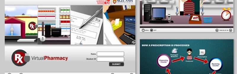 e-learning-ngee ann polytechnic virtual pharmacy