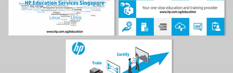 Graphic Design - HP Education EZ-link card designs